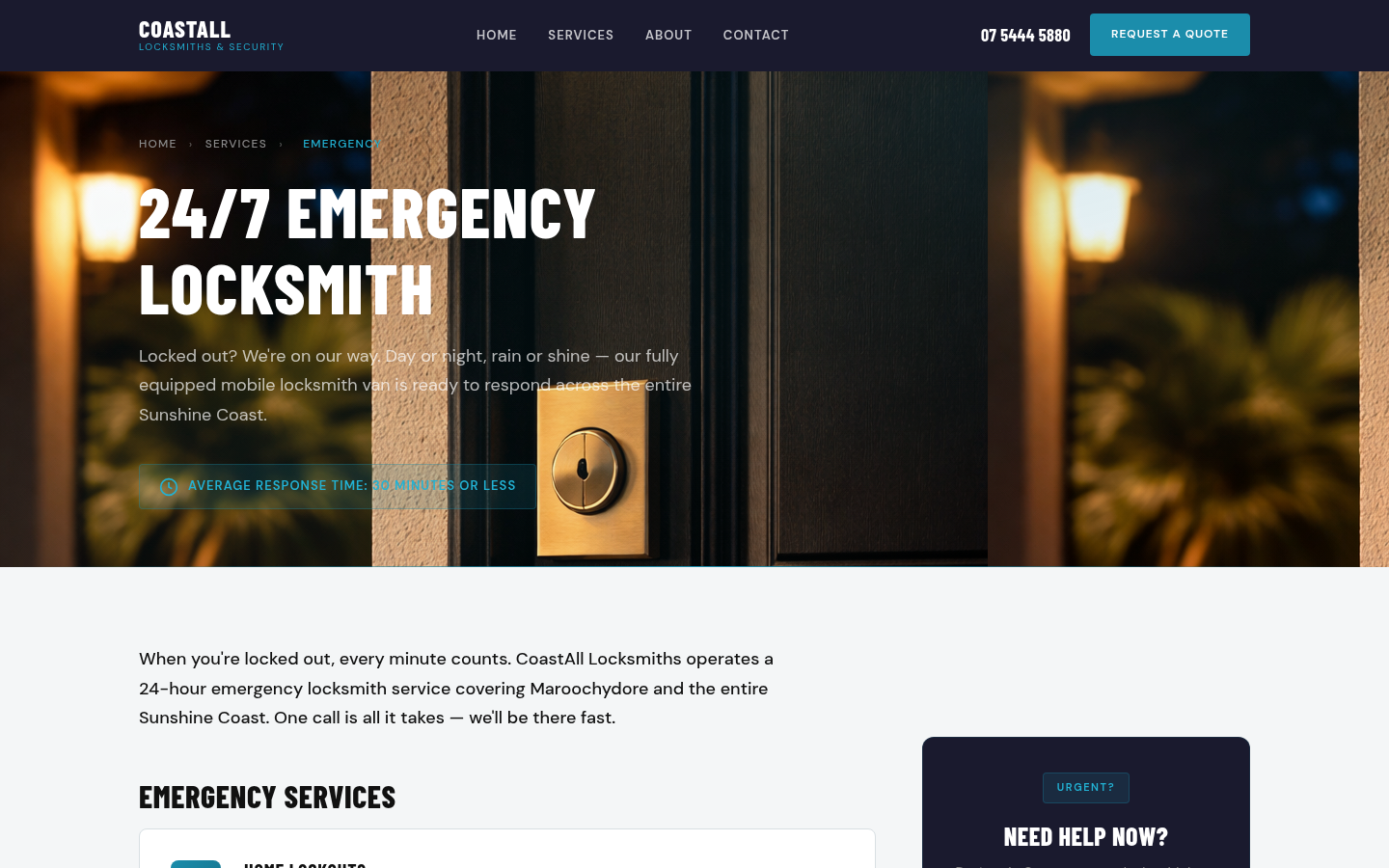 CoastAll — Emergency